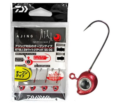 Джиг головка Daiwa Gekkabijin SWL SS OG №10 1.0g(4)