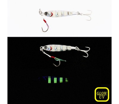 Пилькер Jackall Big Backer Jig 15.0g glow stripe