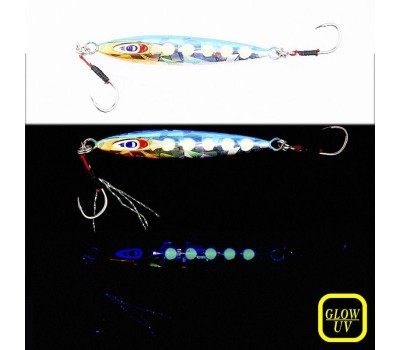 Пилькер Jackall Chibi Type-II 10.0g glow dot sardines