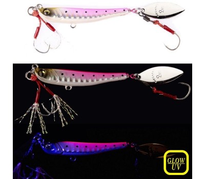 Пилькер Megabass Makippa 20g pink iwashi