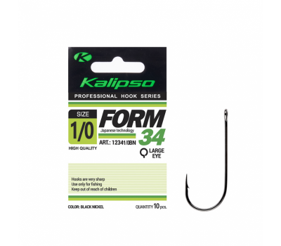 Гачок Kalipso Form-34 12341/0BN №1/0(8)