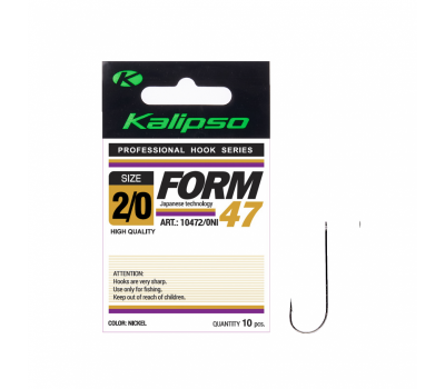 Гачок Kalipso Form-47 10472/0NI №2/0(10)