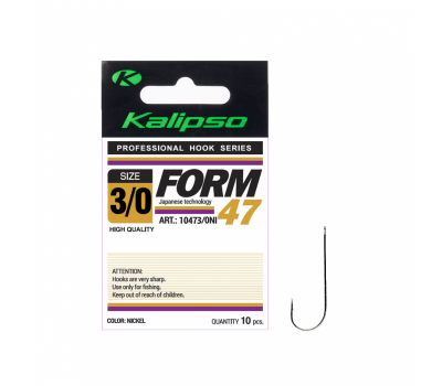 Гачок Kalipso Form-47 10473/0NI №3/0(10)