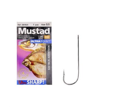 Гачок Mustad Aberdeen 3261BLN №5/0(5)