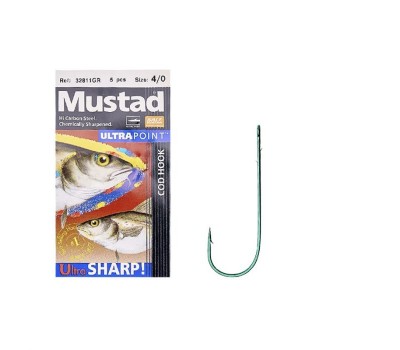 Крючок Mustad Cod 32811GR №4/0(5)