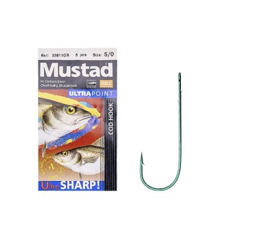 Крючок Mustad Cod 32811GR