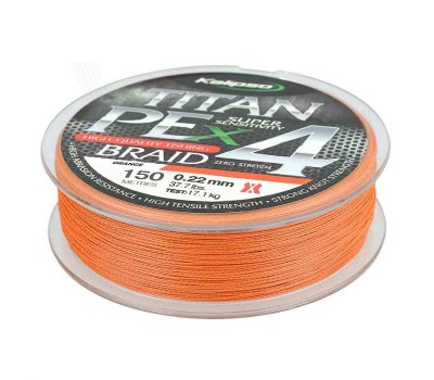 Шнур Kalipso Titan PE X4 OR 150m 0.12mm