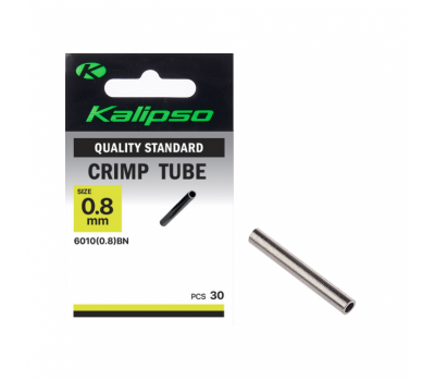 Трубка Kalipso Crimp tube 6010(0.8)BN №0.8mm(30)