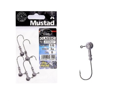 Джиг головка Mustad Classic JH32627 №1/0-3g(5)