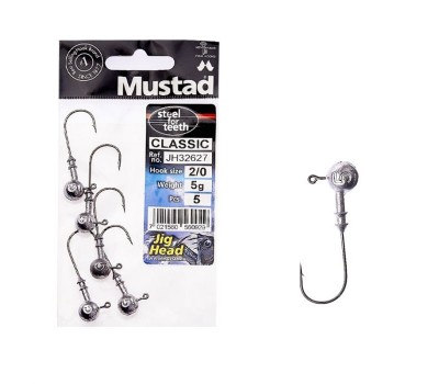 Джиг голівка Mustad Classic JH32627 №2/0-5g(5)