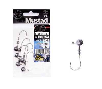 Джиг голівка Mustad Eagle JH32628 №2/0-5g(5)