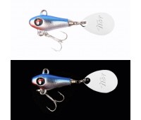 Тейл-спиннер Tict Spinbowy 4.0g 01 UV sardine blue