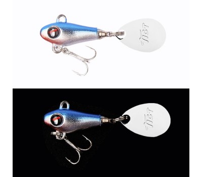 Тейл-спиннер Tict Spinbowy 4.0g 01 UV sardine blue