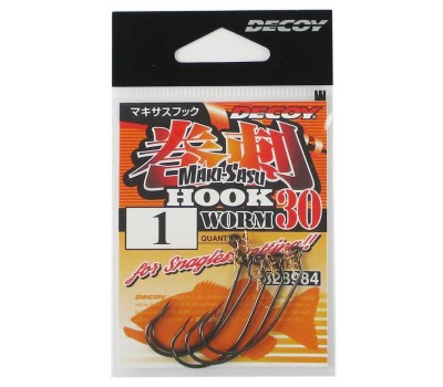 Гачок Decoy Makisasu Worm 30 №2/0(4)