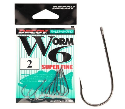 Гачок Decoy Worm 6 Super Fine