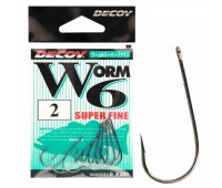 Гачок Decoy Worm 6 Super Fine №2/0(9)