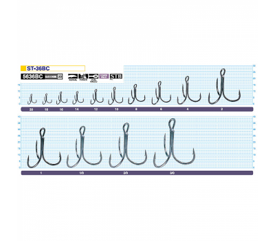 Гачок Owner Treble ST-36BC-06(8)