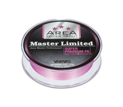 Шнур Varivas Trout Area Master LTD 75m PE0.15 4.5lb pink